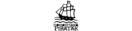 Donostiako Piraten logoa. Logo de Donostiako Piratak.