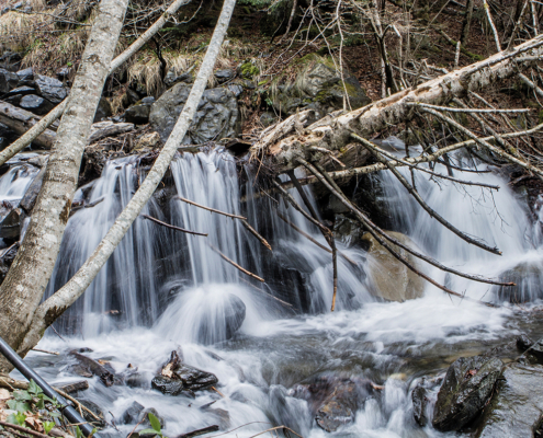 Ur jauzia mugimenduan. Cascada en movimiento.